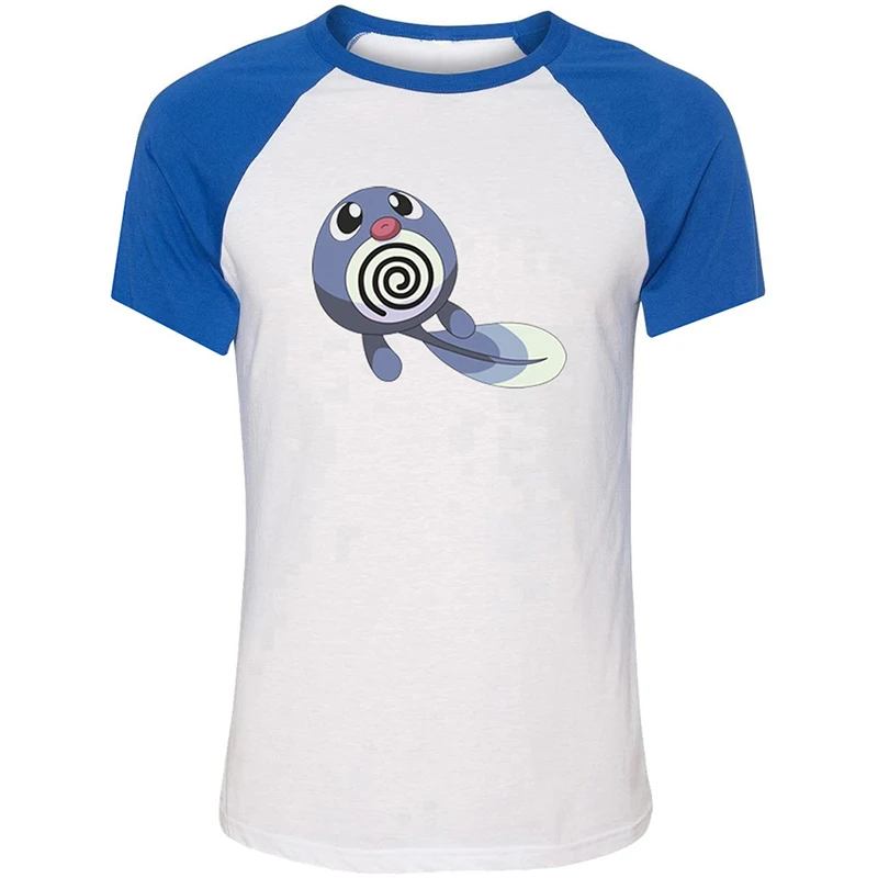 RCBL963D Pokemon Poliwag Ponyta Staryu Tauros vaporeon Venomoth weedle Стрекоза Мужская футболка с графическим принтом и коротким рукавом из хлопка - Цвет: RCBL963D