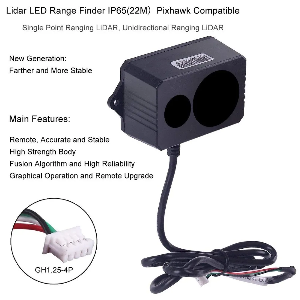 5PCS TOF TF02 Pro LIDAR LED Rangefinder Single Point Ranging IP65 40M for Arduino Pixhawk Drone time of flight Benewake | Электроника