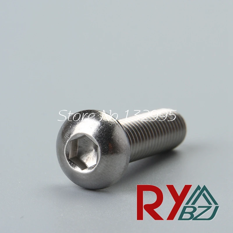 100 шт./лот M2/M2.5/M3/M4/M5/M6 * L ISO7380 Нержавеющая сталь A2 Шестигранная головка болта SUS 304 |