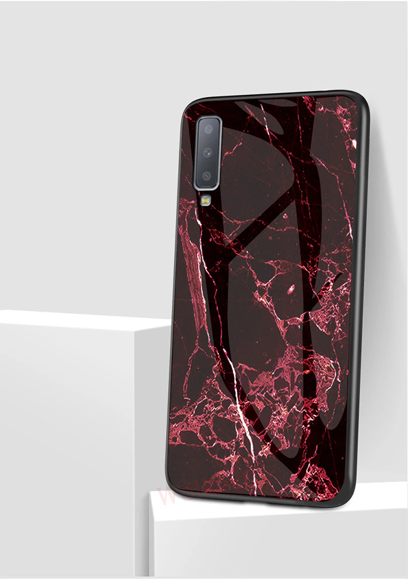 Мрамор Стекло чехол для samsung Galaxy S10E S9 S8 S10 плюс M10 M20 A10 A20 A30 A40 A50 A60 A70 A7 J4 J6 плюс J8 Note 9 8 чехол