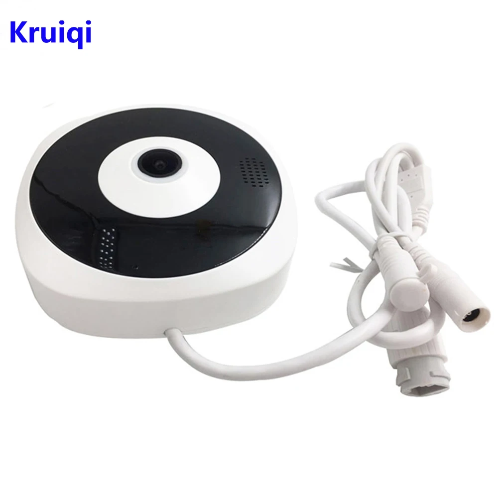 Kruiqi 1080P IP камера Wi Fi двухсторонняя Интерком инфракрасная 360 градусов рыбий глаз в