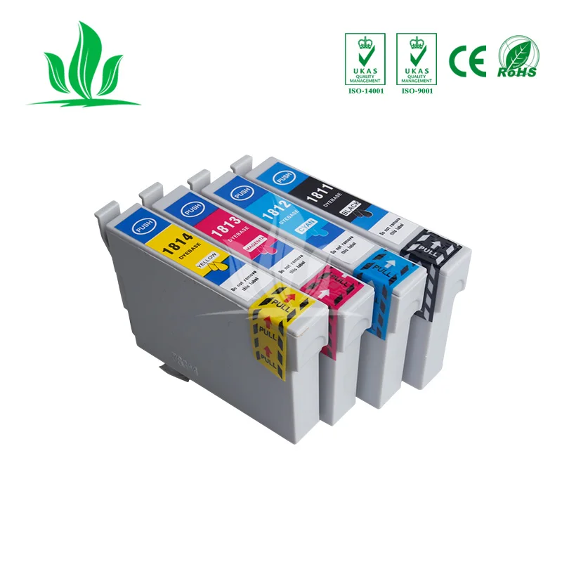 4 шт. 1811XL чернильный картридж совместим с Epson XP 30/XP 102/XP 202/XP 205/XP 302/XP 305/XP 402/XP 405/XP 215/XP