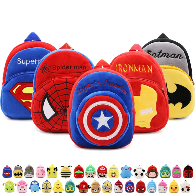 Милые детские плюшевые рюкзаки в форме игрушек Мини школьные сумки детский