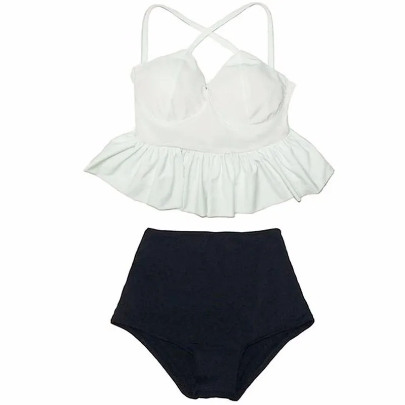 Бикини пуш ап женское с высокой талией и лямкой на шее|dress up|dresses dressdress dress |