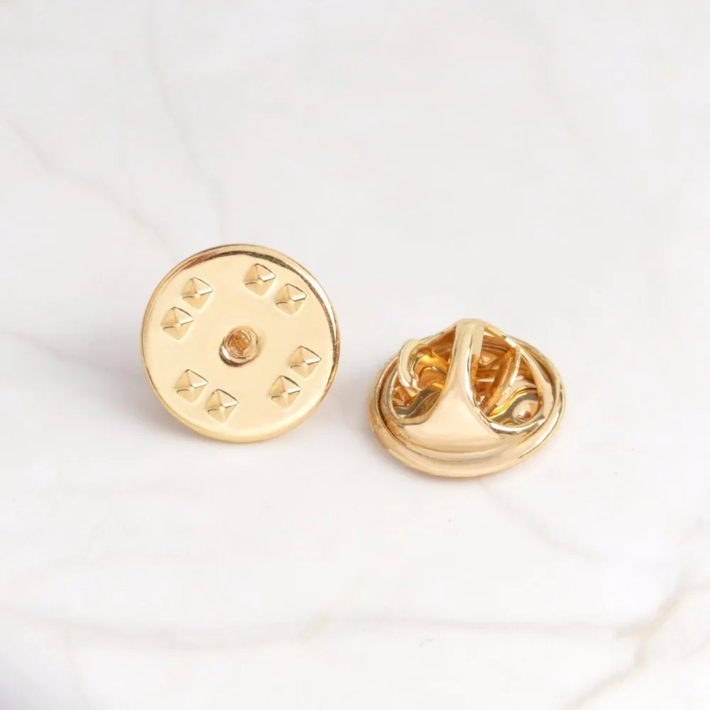 5 шт. запасная брошь кнопка металлическая игла задняя пряжка бабочка шип лошадь