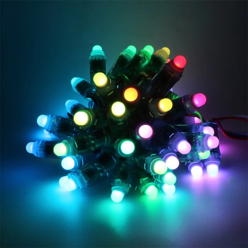 SZYOUMY 12 мм WS2811 RGB светодиодный пиксельный модуль IP68 водонепроницаемый DC В вход