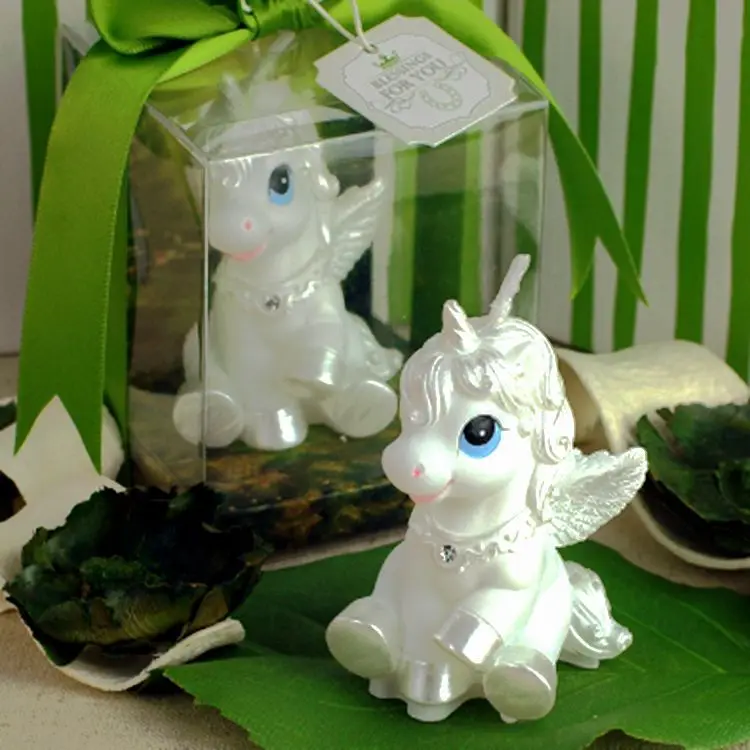 Мультфильм на день рождения с изображением единорога свечи Baby Shower вечерние свечи для торта в форме единорога вечерние форма для выпечки тортов DIY украшения домашнего декора