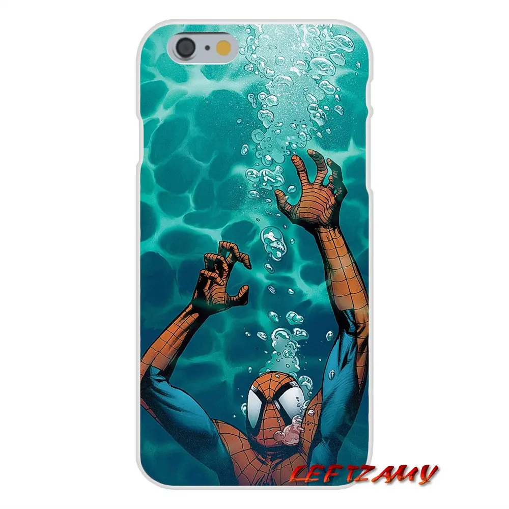 Для huawei P8 P9 P10 Lite 2017 Honor 4C 5X 5C 6X Коврики 7 8 9 10 Pro Marvel Comics "Человек паук" аксессуары