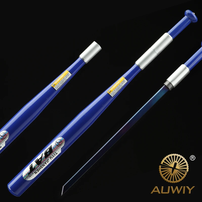 Японский самурайский меч катана бейсбольный нож T1095 Высокоуглеродистая сталь