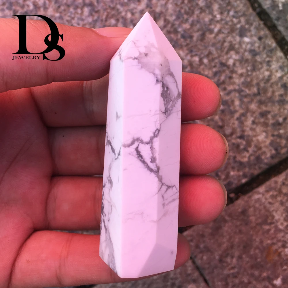 DS 5 шт. натуральная белая Бирюзовая палочка точечная кварцевая кристаллическая