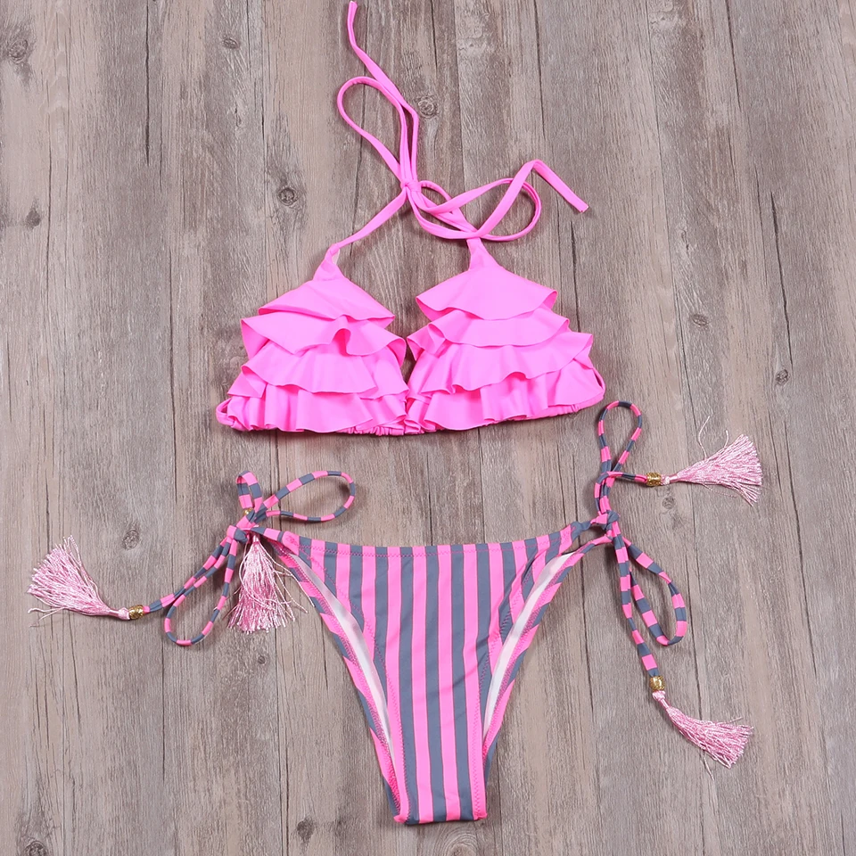 BISEAFAIRY 2019 бикини Для женщин Плавание костюм новый летний цветочный купальник