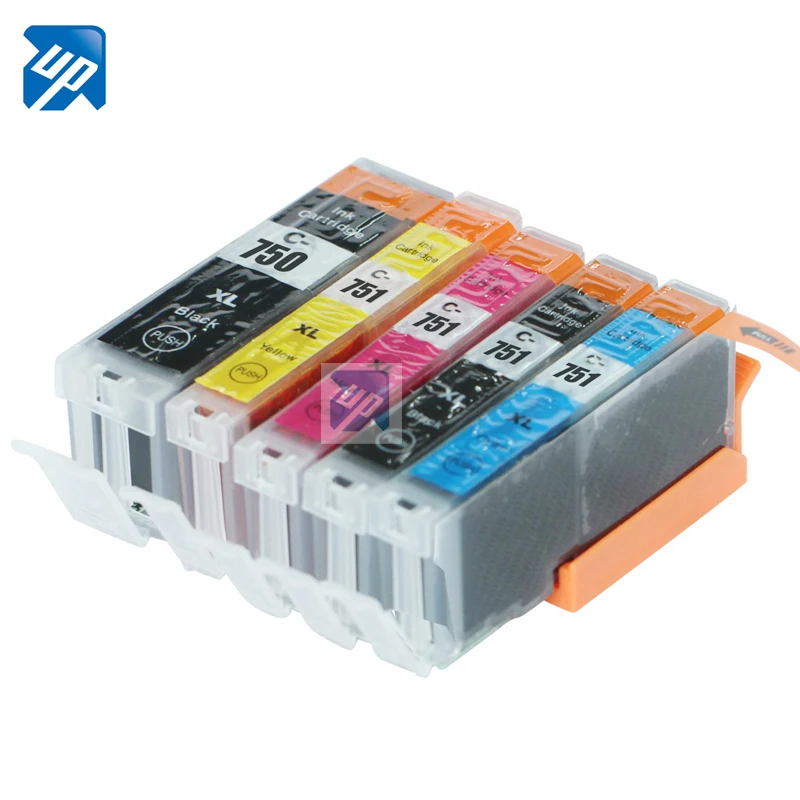 10 шт. PGI 750 CLI 751 для Canon IP7270 MG5470 MG5570 MG6470 MX727 MX927 IX6870 IX6770 совместимый картридж с