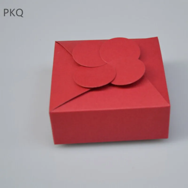 10 шт. Свадебные сувениры шоколадная/конфетная коробка натуральная крафт бумага