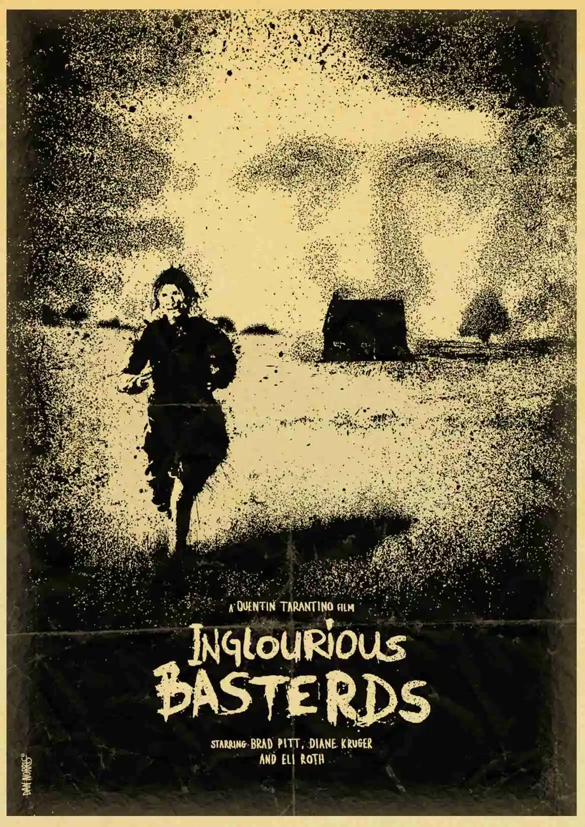 Inglourious Basterds/Django Unchained/резервуар собаки/Убить Билла Квентина Тарантино плакат видео