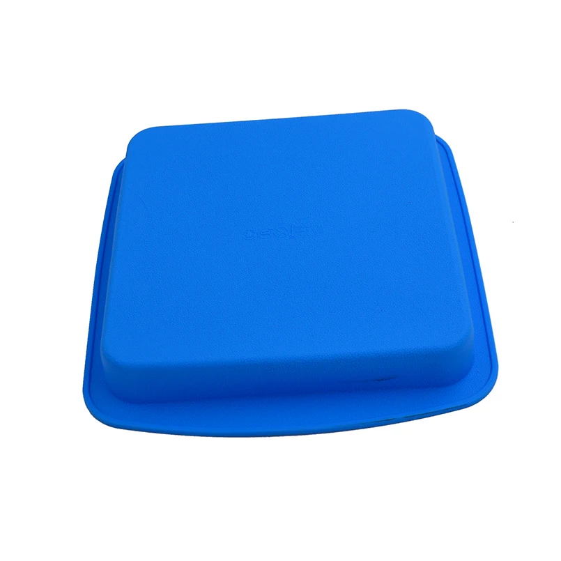 Силиконовая глубокая посуда 1 шт. Контейнер FDA квадратный Гладкий масло