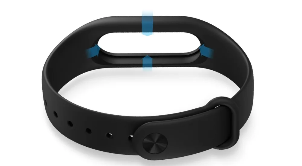 Оригинальный Цветной силиконовый сменный ремешок для браслета Xiaomi Mi band 2