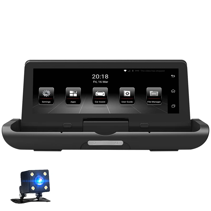 YANTU 4G Автомобильная камера GPS 8 &quotAndroid 5 1 Автомобильные видеорегистраторы WIFI 1080P
