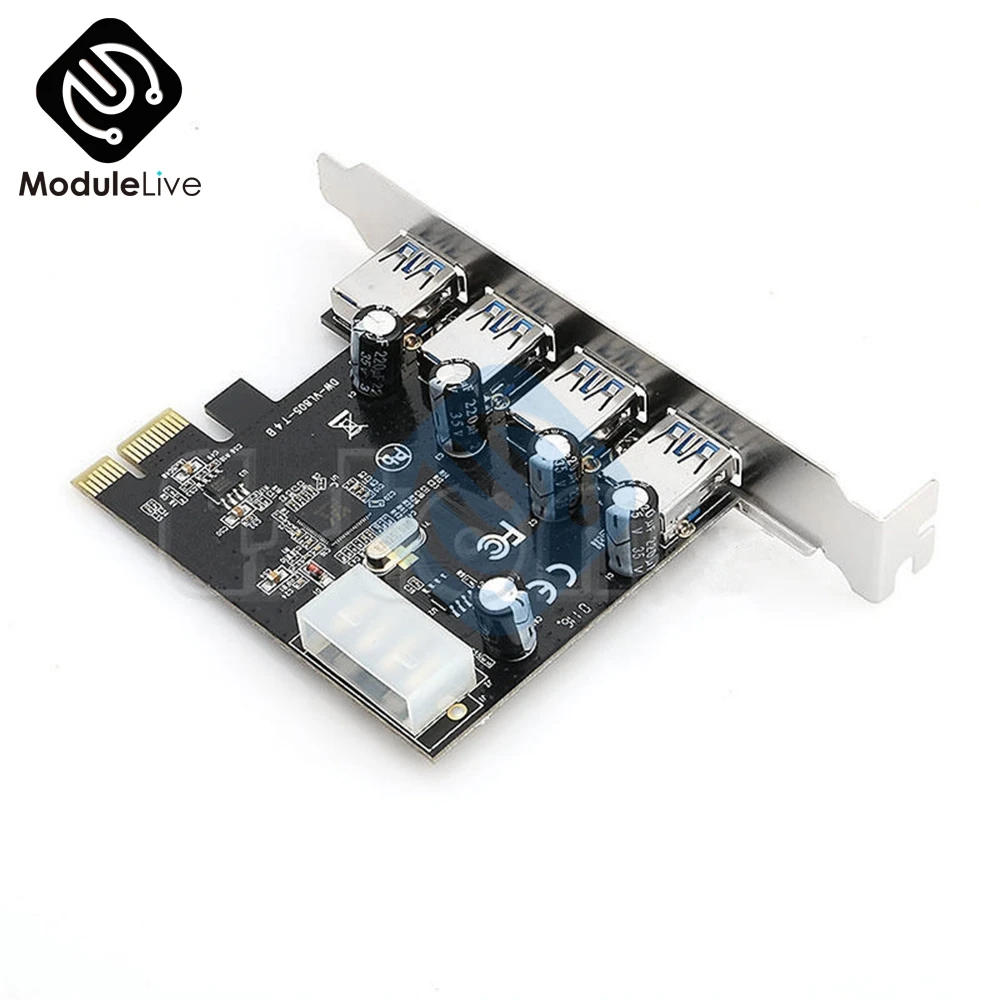 Карта расширения PCI E Express с 4 портами SuperSpeed USB 3 0 e адаптер для Mac Pro|card card|card usbcard adapter |