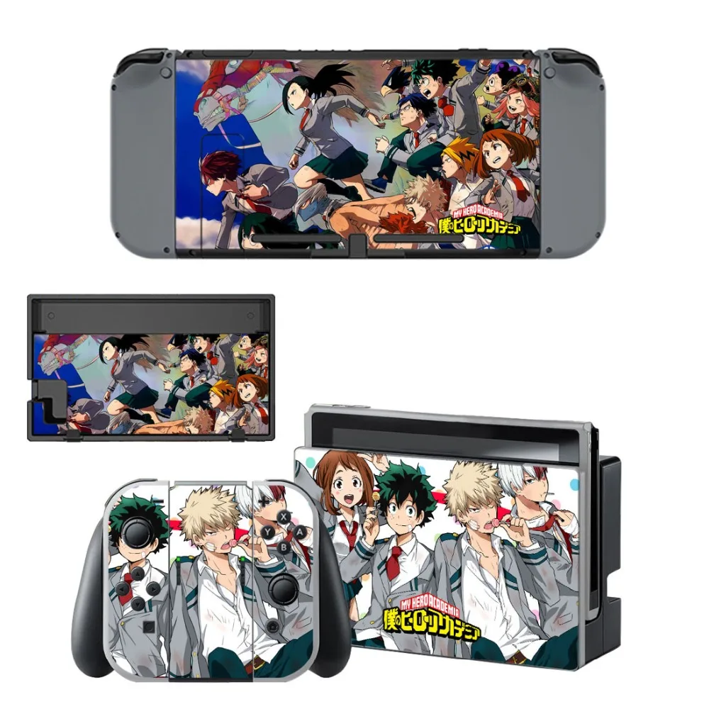 Мой герой переводная картинка наклейка для консоли Nintendo Switch и контроллер NS
