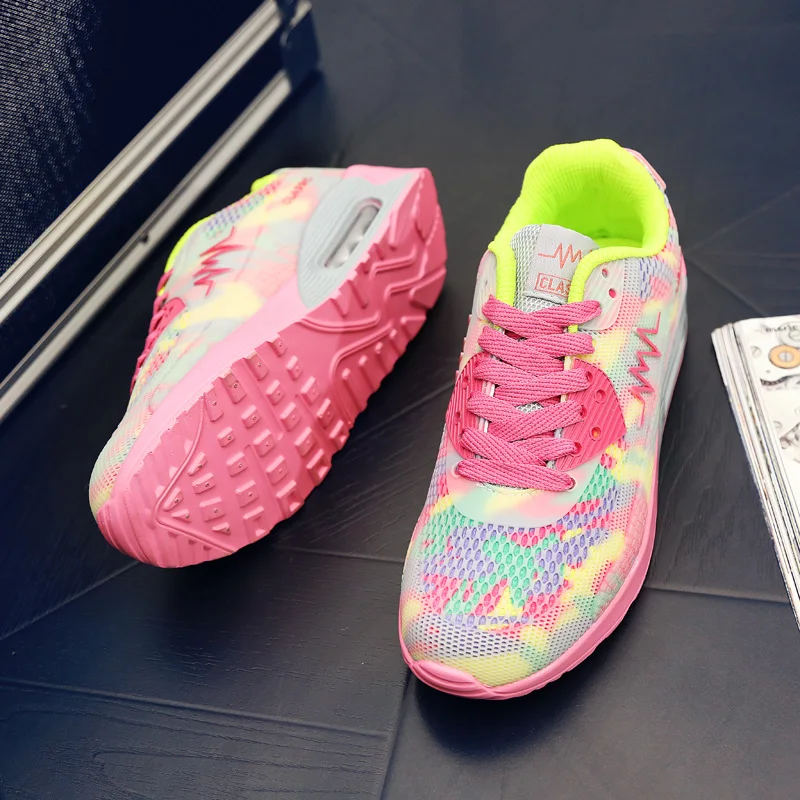 LEIXAG/Летняя женская обувь для бега увеличивающая рост спортивная с дышащей сеткой