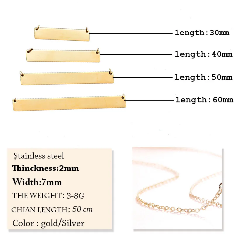 Персонализированный подарок из нержавеющей стали 316L персонализированное имя 3