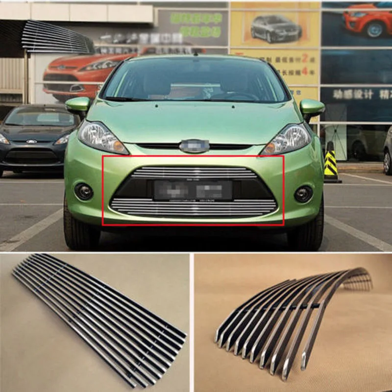 Передняя решетка из алюминиевого сплава для Ford Fiesta 2009-2012 | Автомобили и мотоциклы