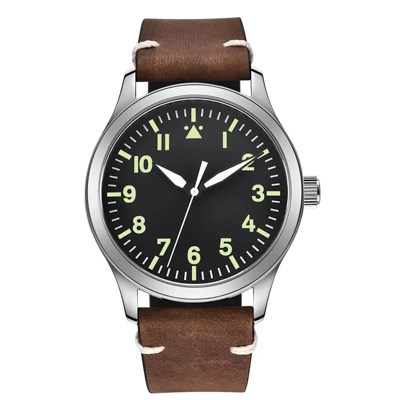 leather strap Топ бренд Мужские механические часы с автоматическим заводом Модные Роскошные мужские часы спортивные Дизайнерские наручные часы Relogio Masculino - Цвет: leather strap