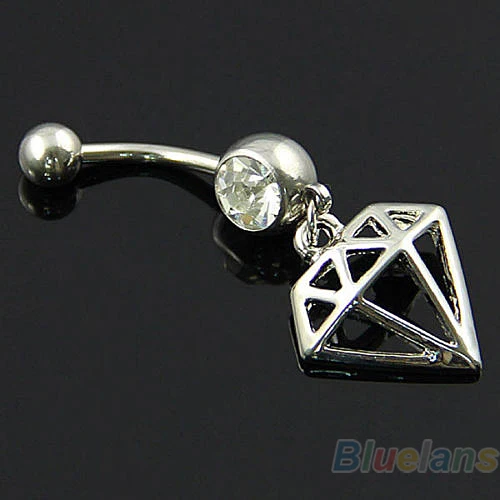 5 шт. 2016 Горячая продажа Мода 14 г основы анодированного титана пупка кольцо