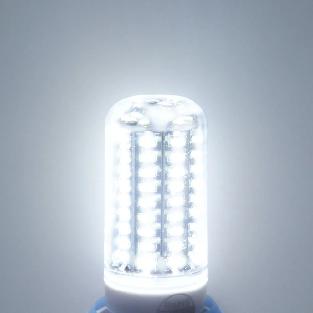 Кукурузная лампа Светодиодная E27 E14 SMD 5730 38 55 78 88 140 светодиодов e27 холодный белый 220