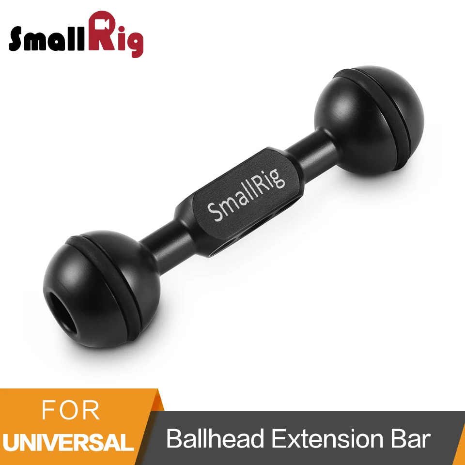 SmallRig шариковая головка удлинитель для волшебных рук с двумя 1/"-20 и одним 3/8"-16 резьбовых отверстий-2108