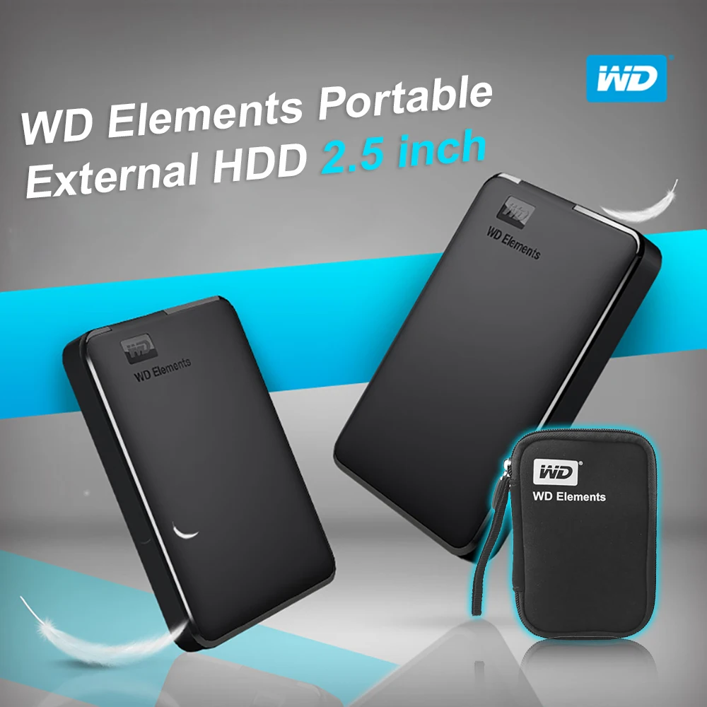 Жесткий диск Western Digital WD элементы Портативный внешний hdd 2 5 USB 3 0 жесткий ТБ 1 4