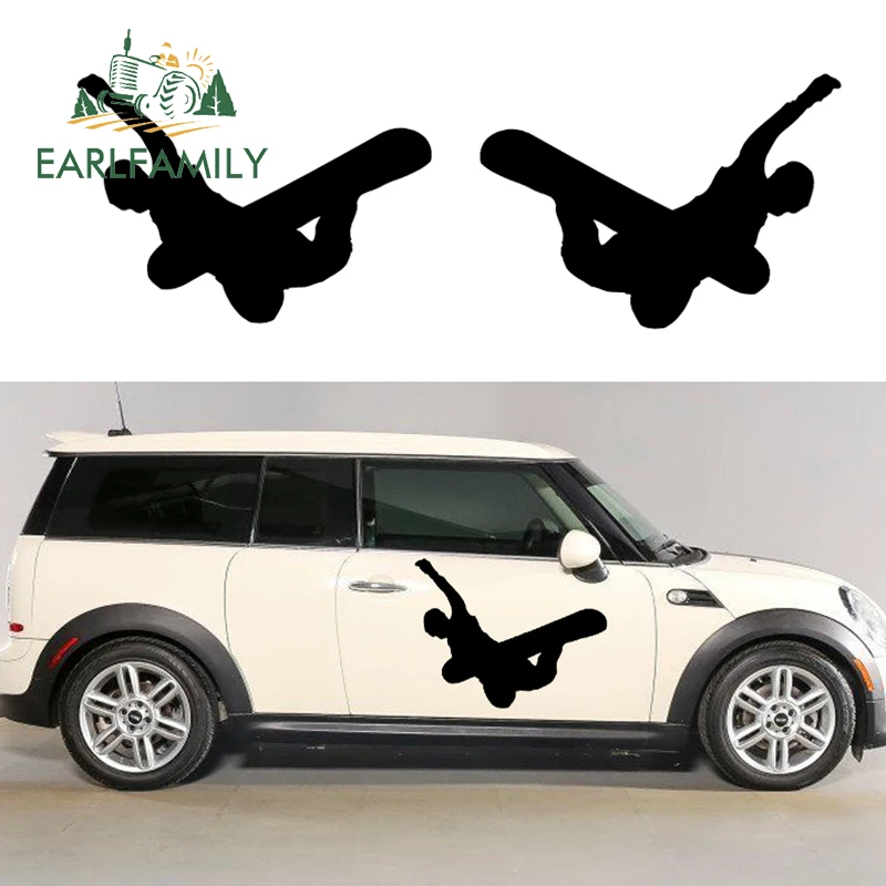 

EARLFAMILY 43 см x 33 см Автомобильная Наклейка на сноуборд для автомобилей боковой грузовик окно авто внедорожник дверь виниловая наклейка