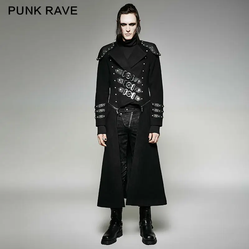 Модная мужская куртка в стиле панк рейв стримпанк визуальный Кей Готическая