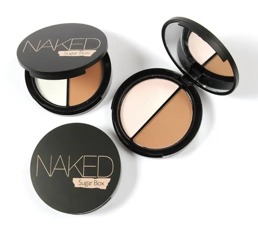 Матовая контур Палитры двойной Цвет голый Studio бронзатор Косметическая пудра