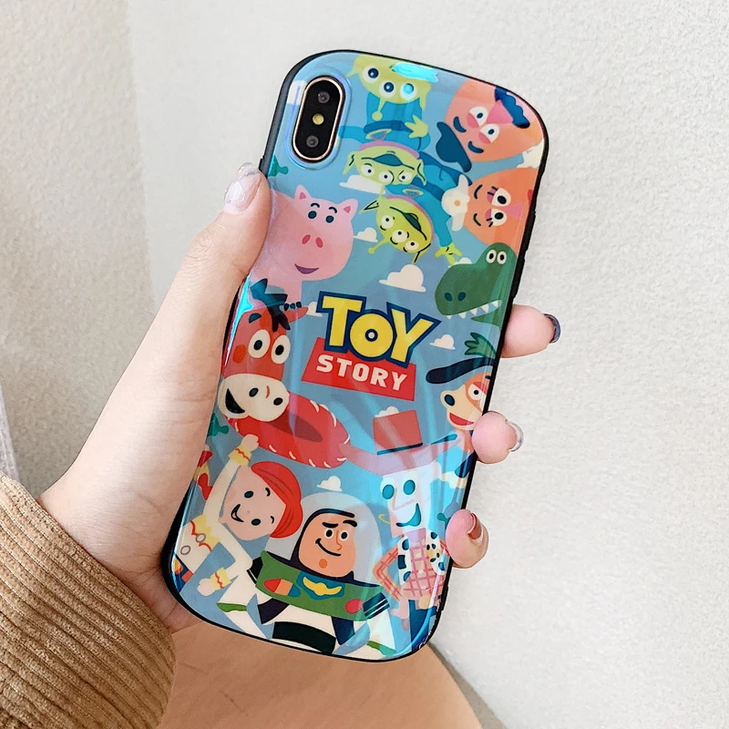 Чехол для iphone XS max Monsters Shield мягкий чехол blue ray Toy story 8plus 8 X XR 6 6s 6sp 7 7P мультяшный милый