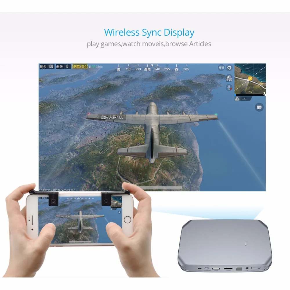 Rigal RD603 мини DLP проектор Android WiFi Bluetooth (опционально) светодиодный HD затвор активный