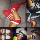 Гольфы женские хлопковые, сексуальные, выше колена, SW066