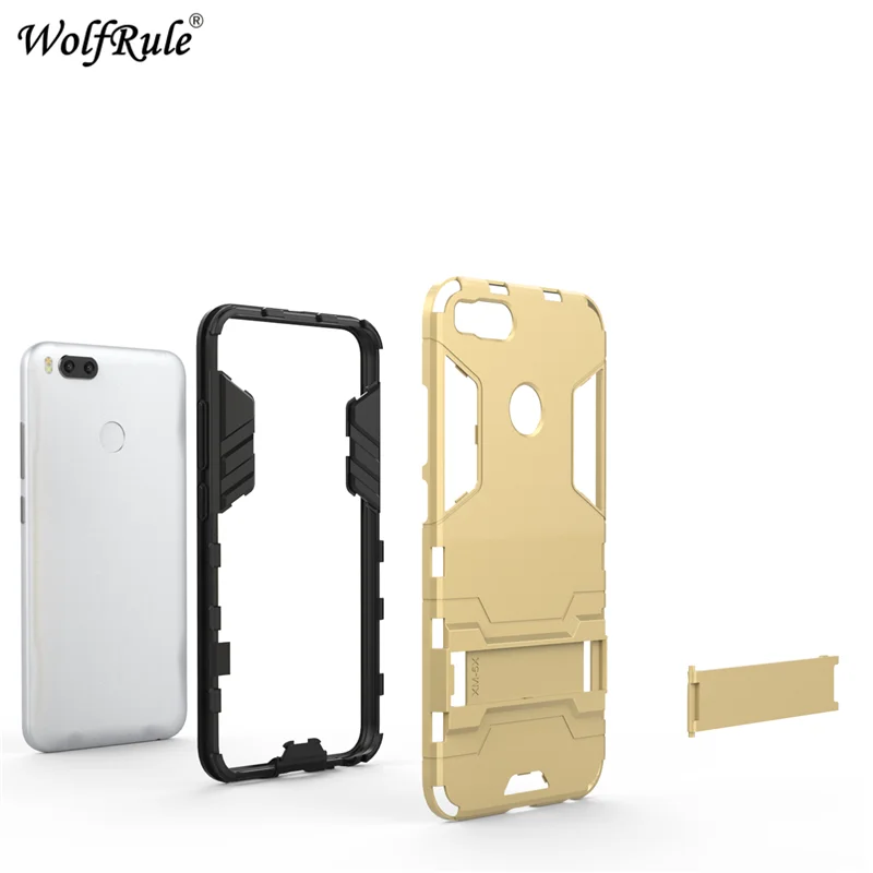 

For Xiaomi Mi5x Cases For Xiaomi Mi A1 Cover Soft Silicone + Plastic Kickstand Case For Xiaomi Mi5x Case For Mi 5X Phone Fundas