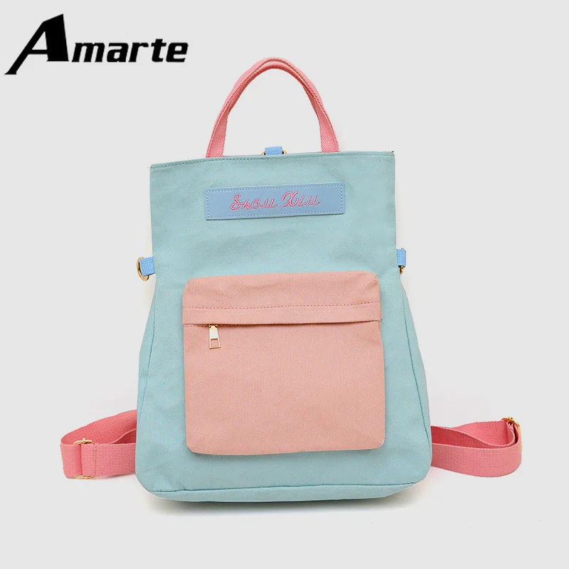 Amarte 2019 Новый Модный Рюкзак дизайнерский бренд для женщин Многофункциональный