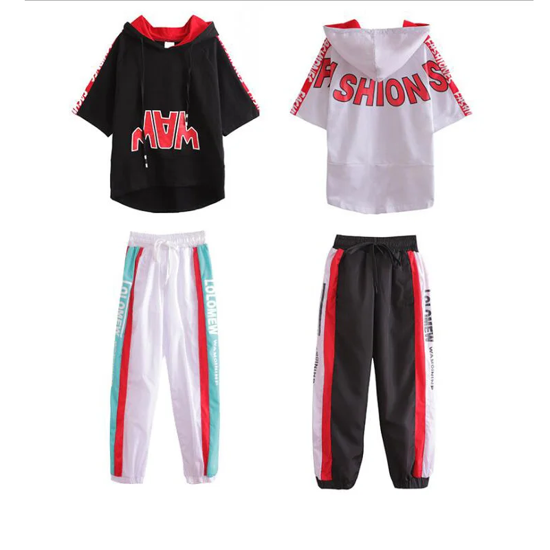 Детские штаны куртка с длинными рукавами пальто одежда в стиле хип-хоп костюм для