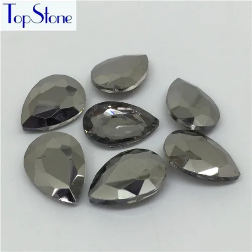 TopStone все цвета стекло кристалл заостренный назад слезы Стразы 7x10,10x14,13x18,18x25,20x30 мм платье камень