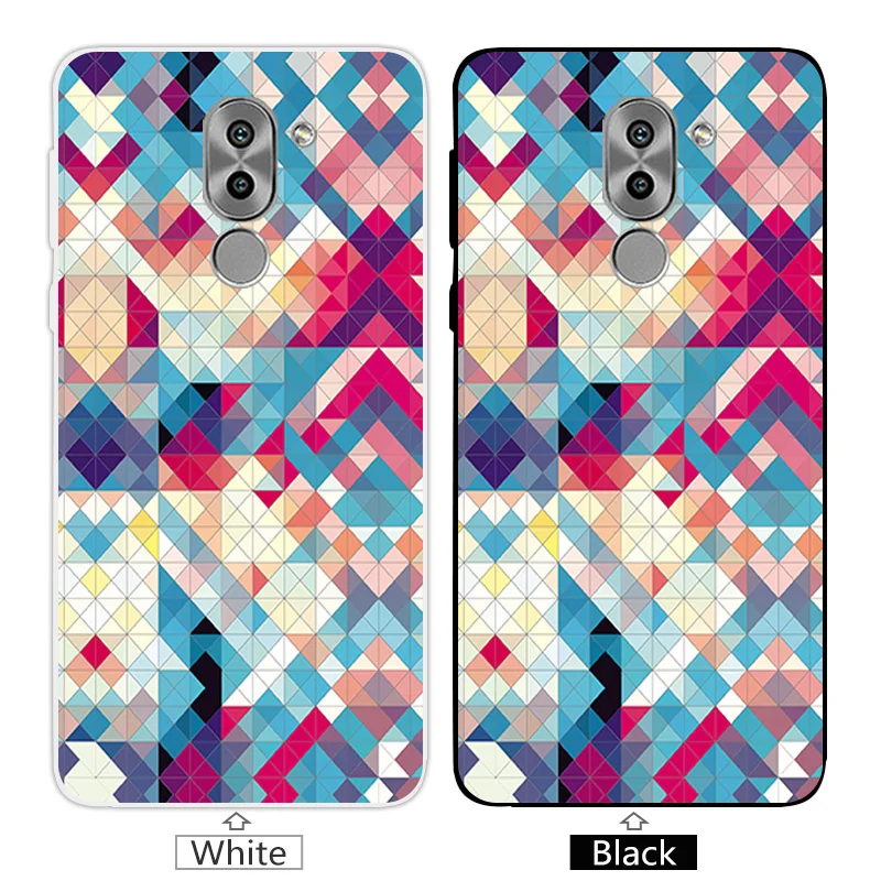 Роскошный розовый чехол для Huawei Honor 6X задняя крышка GR5 2017 прозрачные чехлы