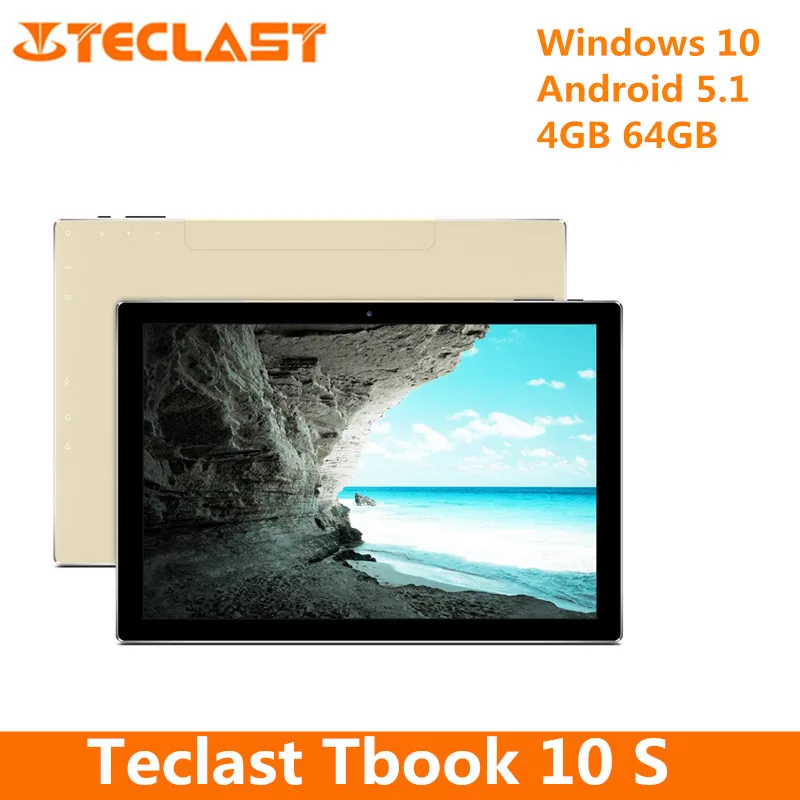 Teclast Tbook 10 S 1 дюймов планшетный ПК Intel Cherry Trail Z8350 четырехъядерный процессор 44 ГГц