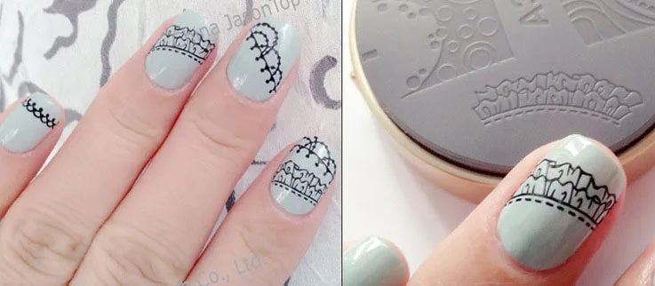 3 в 1 силиконовый гелевый штамповочный шаблон инструменты для дизайна ногтей