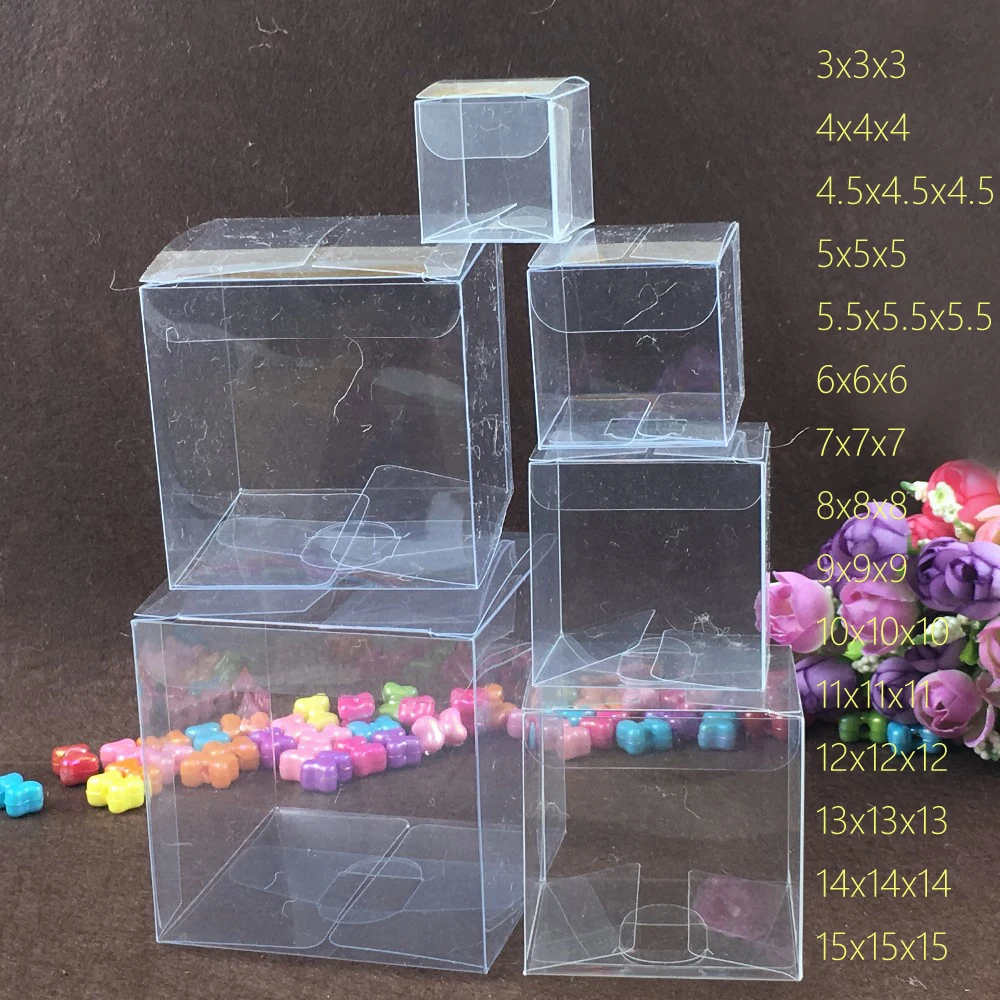 Storage Pvc Box Clear Transparent Boxes For Gift Boxes Wedding/tool/food/jewelry Packaging Display Diy
