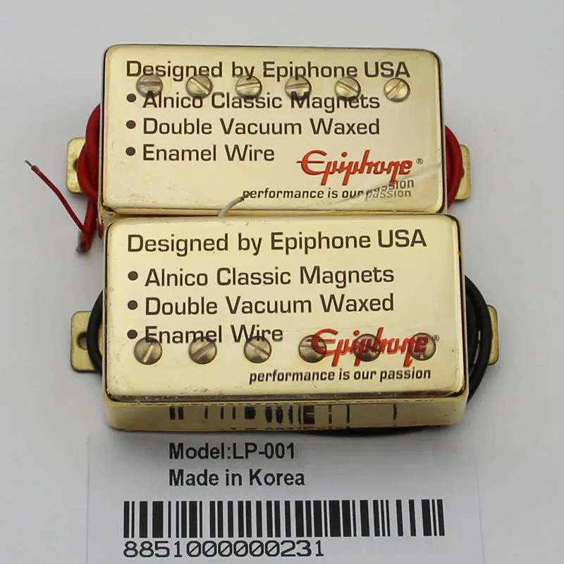 1 комплект гитара EPI Humbucker Pickup Gold LP 001|pickup gold|humbucker pickupguitar humbucker pickups |