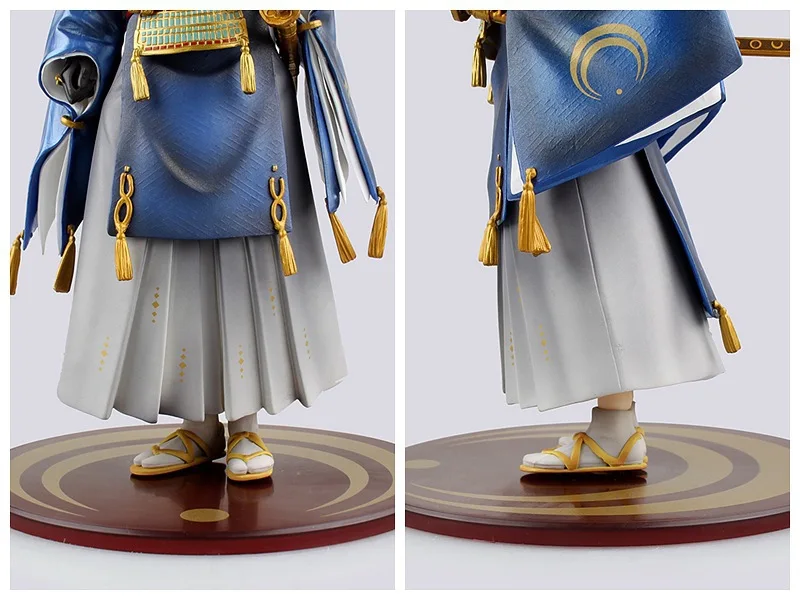 23 см Mikazuki Munechika Аниме фигурки игры Touken Ranbu онлайн ПВХ Модель 1/8 масштаб коллекционные Дети прекрасный подарок игрушка кукла