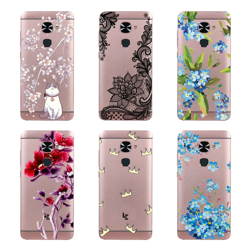 Soft TPU for letv leeco le s3 2 pro X620 X626 X622 X522 X520 X526 max x820 3 x720 Coolpad Cool1 Case flower Cover protect case |