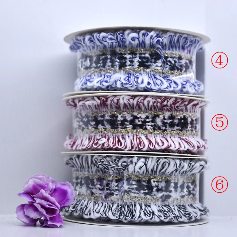 

PPcrafts 38mm Mohair Velvet Edge Ribbon Diy Handmade Materials Apparel Sewing & Fabric Lace Webbing