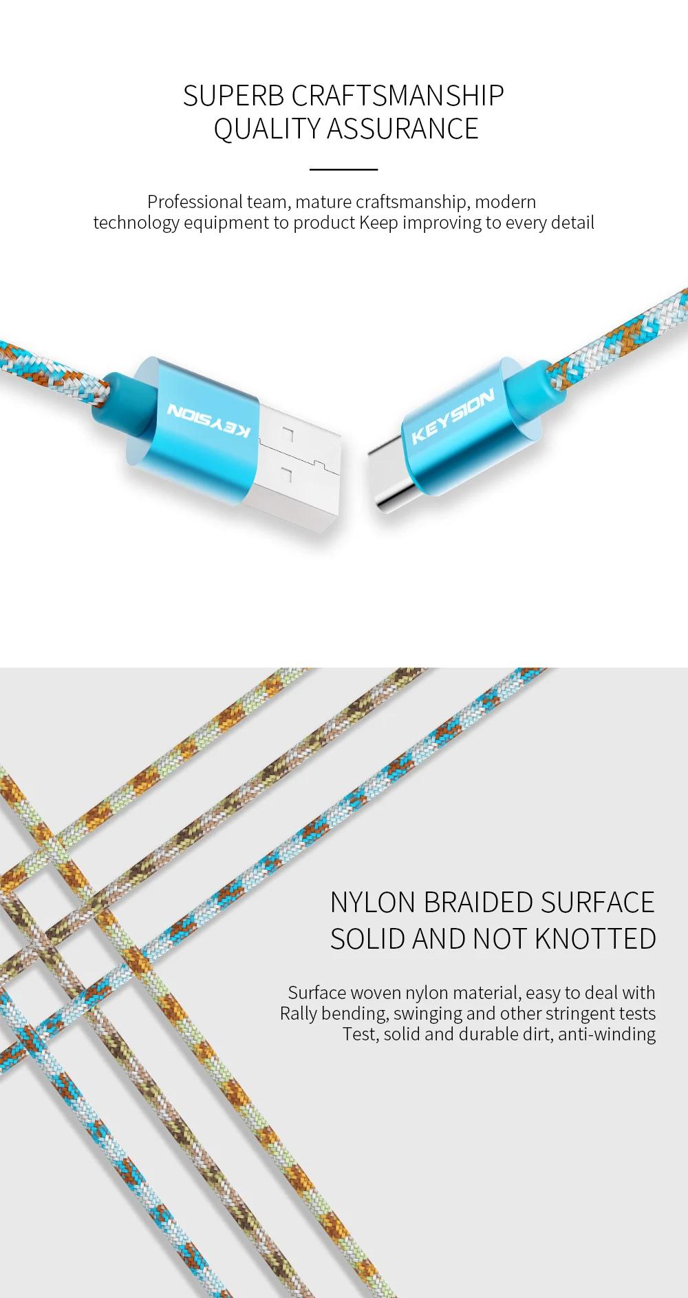 KEYSION usb type-C кабель для samsung S10 S9 S8 Быстрая зарядка мобильного телефона зарядный провод USB C кабель для Xiaomi Mi 9T redmi k20 Pro